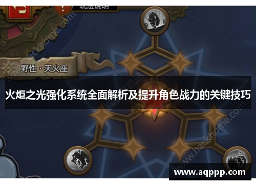 火炬之光强化系统全面解析及提升角色战力的关键技巧